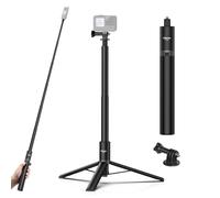 ULANZI Soporte para selfie stick de 150 cm para Insta360 GO 3/X3/ONE RS/ONE X2/ONE X/GO 2/ONE R/ONE, TT52 Monopod para Monopod Action Cam Compatible con DJI mm.