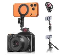 Ulanzi Soporte para teléfono MagLock 4 en 1, ultra compacto (81 g), adaptador de zapata fría totalmente metálica, soporte de liberación rápida con rosca de 1/4 pulgadas para iPhone, smartphone, GoPro