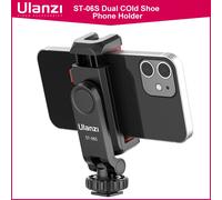 Ulanzi ST-06S soporte Vertical para teléfono trípode con zapata fría para micrófono Clip de teléfono ligero para iPhone 12 soporte para Vlog Smartphone ST-06s