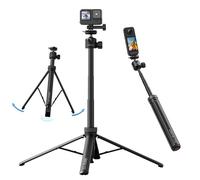 Ulanzi TT24 Trípode Palo Selfie con Liberación Rápida Cka para Cámara de Acción dji Pocket 3/dji Osmo Action 5 4, GoPro, Insta360 X5/X4/X3/Ace Pro/One X2, Accesorios para Cámara de Acción