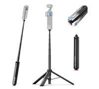ULANZI TT92 All-Auto - Trípode para selfie de 35.4 pulgadas, extensible de | Trípode invisible 2 en 1 de despliegue y cierre automático, para Insta360 X6/X5/X4/X3/Luna, DJI Osmo 360/Pocket, GoPro MAX