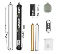 Ulanzi UA50 - Tubo de aire LED inflable de 50 W, luz suave bicolor | Soplador de aire manual, magnético, 5200 Lux, CRI 95+, 2700 K-6500 K, bicolor, portátil, para Vlog, YouTube