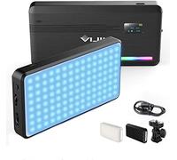 Ulanzi VIJIM VL196 - Lámpara LED RGB para cámara y Smartphone (Temperatura de Color Ajustable (RGB + 2500 K-9000K) y batería 3000mAh para Streaming Vlog Studio