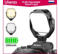 Ulanzi Vijim VL66 Luz de vídeo LED ajustable con soporte de montaje de rotación 360 Luz de relleno portátil recargable DSLR SLR móvil VL66 with tripod