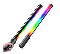 Ulanzi VL119 - Varita de luz LED RGB, Varita de Video RGB de 360° para fotografía, luz de Cubo Recargable integrada de 2600 mAh, luz de cámara Regulable de 2500-9000 K con Pantalla LCD