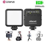 Ulanzi VL49 6W Mini Luz LED de Relleno para Vlog, Blanca, 2000mAh, 5500K, Iluminación con Zoom, Iluminación Fotográfica, Lámparas de Relleno para Video, Teléfono y Selfies VL49