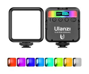 Ulanzi Vl49 Iluminación Portátil para Vídeo/Fotografía RGB Recargable 2000mah con Soporte Magnético