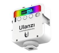 Ulanzi VL49 RGB mini luz LED, blanca