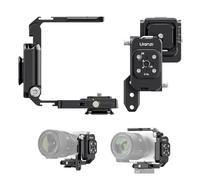 Ulanzi XJ01 Jaula Universal Plegable para Cámara, Asa Superior Portátil y Empuñadura, Liberación Rápida Uka con Zapata Fría De 1/4", Raíles NATO y Arri, Compatible con Cámara DSLR y Videocámara