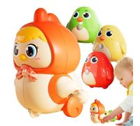 ulapithi Pollo de juguete, juguetes de pollo para niños - Bonito juguete de carga con pollo caminando,Juguete de pollo saltando, juguete de relojería pequeña, calcetines de Pascua para