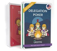 Ulassa Juego de Cartas de póquer de la delegación - Aumente la comunicación y la motivación en su Equipo - para 7 Personas - Versión INGLÉS