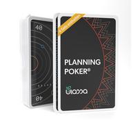 Ulassa Juego de Cartas de póquer de planificación ágil - Aumenta la comunicación y la motivación en tu Equipo - para 4 Personas - Versión para el Planeta