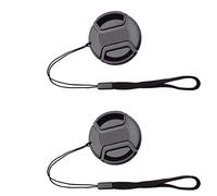 ULBTER 72mm Tapa Objetivo Tapa Lente con Correa para Objetivo Sony E-Mount PZ 18-105mm F4 G OSS para Cámara Sony Alpha a6500 a6400 a6300 a6000 a5100 a5000-2 Unidades