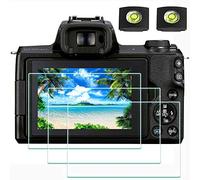 ULBTER M50 II Protector de Pantalla para Canon EOS M50 Mark II y Réflex Digitales 0,3 mm Dureza 9H Vidrio Templado Antiarañazos Antihuellas Antiburbujas Antipolvo, 3 Unidades