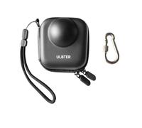 ULBTER Mini funda para cámara GoPro Max 2 + mosquetón de acero inoxidable + correa de muñeca, bolsa de transporte y cajas de almacenamiento accesorios