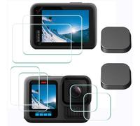 ULBTER Protector de pantalla de lente para GoPro Hero 13 Hero13 + tapa de lente [paquete de 6 + 2]