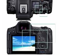 ULBTER Protector de pantalla para Canon EOS R5 Mark II + Top [2 + 2 Pack] EOS R5 II pantalla cristal templado Screen Protector 0,3 mm High Definition 9H Hardness Anti Arañazos