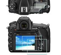 ULBTER Protector de Pantalla para Nikon D850 D500 y Superior PET,0,3 mm Dureza 9H Vidrio Templado Antiarañazos Antihuellas Antiburbujas Antipolvo, 3 Unidades