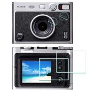 ULBTER Protector Pantalla para Fujifilm Instax Mini EVO Fuji LCD + Objetivo PET Flim cristal Templado lente 0,3 mm Dureza 9H【2+2 Unidades】