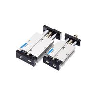 ULBTLUOYV 1 Cilindro de Carrera Ajustable, Cilindro neumático de Doble Eje, Doble vástago, TN10/16/20/25/32 mm de diámetro, Carrera de 20/30/40/50/75/100 mm.(Stroke 40-30mm,TNJ 32mm Bore)