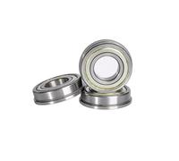 ULBTLUOYV 3PCS P5 Rodamiento con brida F6200/6201/6202/6203/6204/6205/6206/6207/6208/6209/F6210 ZZ Rodamientos de bolas con brida de garganta profunda (F6207-ZZ 35 x 72 x 11) 7 mm
