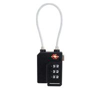 ULBTLUOYV Cerradura con código de Cadena, Cerradura de Seguridad con Alambre de Acero, Cerradura con código for Equipaje, Gabinete, Gabinete
