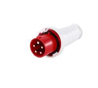 ULBTLUOYV Enchufe y Toma Industrial de 63 A, Conector eléctrico de 3 Pines, 4 Pines y 5 Pines, IP67, for Montaje en Pared, Macho y Hembra.(5P 63A Plug)