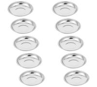 ULDIGI 10 Placas De Colocación De Pellets De Humo Soporte Para Exhibición De Pellets De Humo Placa De Acero Inoxidable Para Efectos De Eventos Para