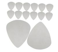 ULDIGI 100 Piezas Plectros para Guitarra Acero Inoxidable Resistente Púas Metálicas Lisas y para Estilos Jazz Country y Rock Accesorios Musicales para Bajistas Eléctricos