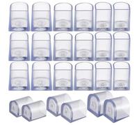 ULDIGI 12 Pares de Fundas Protectoras de Tacón Alto de PVC Antideslizantes para Zapatos de Tacón, Diseño Práctico y Protección contra Hundimiento para Mujeres Caminando Afuera