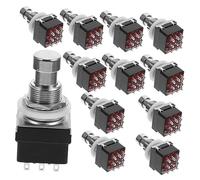 ULDIGI 12piezas Pedal De Guitarra De Accesorios Para Amplificadores y Efectos Musicales Botón De Efecto y Flexible Para Músicos y Amantes Guitarra