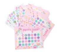 ULDIGI 1juego Pegatinas De Entrenamiento Para Baño Con Gráfico Para Niño Niña y Niñas Fomenta La Independencia Confianza Incluye Stickers Reutilizables Establece Rutinas De Uso