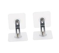 ULDIGI 2 Juegos Anti-dumping Tapas De Salida a Prueba De Bebés Anclas Seguridad Anclaje De Pared Del Gabinete Correas De Muebles Ancla De Pared Planchar Silver