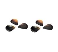 ULDIGI 2 Juegos de Púas de Guitarra de Concha Auténtica para Tonos Acústicos Y Ukelele Resistentes Y Resistentes a Los Arañazos 3 Piezas