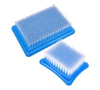 ULDIGI 2 Piezas Cepillos de Nylon para Fieltro con Base Herramientas DIY para Alfombras y Bordado para Trabajo con Lana Accesorios para Agujas de Fieltro y Limpieza de Alfombrillas