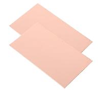 ULDIGI 2 Piezas Placa de Cobre Térmica, Lámina de Cobre para Chipset Ic y Gpu, Alta Planitud Superficial, Rendimiento Eléctrico Estable, para Demandas Térmicas en Ensamblajes de PC