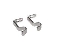 ULDIGI 2 Piezas Soportes para Barras de Cortina Ajustables de Soporte Resistente Acabado Mate Níquel para Decoración Vintage Salones y Dormitorios Fácil Instalación y Sujeción Firme