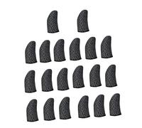 ULDIGI 20 Piezas Mangas Dedos para Móviles Transpirables Sudor Funda Dedo Táctil Móvil Nylon