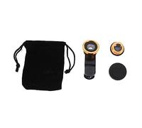 ULDIGI 2juegos Lentes De Cámara Clip Teléfono Móvil Lente Ocular Macro y Gran Angular Compatible Smartphones para Fotografía De Viajes y Retratos
