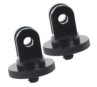 ULDIGI 2piezas Adaptador De Trípode De Resistente y Ligero Soporte para Cámara Kit para Cámaras De Acción y Monopods Accesorio De Fijación Fiable para Viaje y Selfie Stick