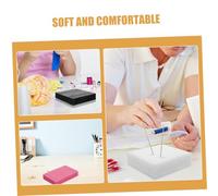 ULDIGI 3 Piezas Wool Felt Needle Felting Foam Pad Soft Hand Protection Needlework Mat Craft Holder For DIY Pearl Cotton Work And Needle Felting Multipurpose Foam Needlework Pad