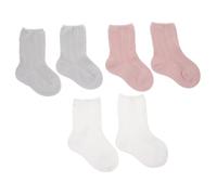 ULDIGI 3pares Calcetines De Niño Niña Cálidos De Invierno De Calcetines Medios Para Recién Nacidos Talla s Meses Confort y Protección Para Pies Sensibles