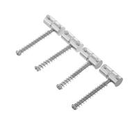 ULDIGI 4 Piezas De Puente Para Bajo Eléctrico, Silletas De Puente Para Bajo, Piezas De Repuesto Para Bajos Sin Clavijero, Accesorios Para Bajos.