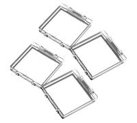 ULDIGI 4 Piezas Protector de Botón Pulsador Cuadrado de Plástico Resistente a Golpes y Polvo, Cubierta para Interruptor Instalación Fácil para Electrodomésticos