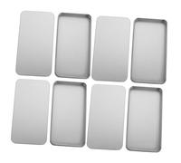 ULDIGI 4piezas Caja De Almacenaje Con Tapa Funda Protectora Para Teléfono Cajas Metálicas De Hojalata