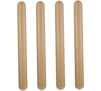 ULDIGI 4piezas Palos De Bateo De Madera Claves Clásicas Para Instrumentos De Percusión Juguetes Musicales Para Preescolares