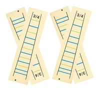ULDIGI 4piezas Pegatinas De Diapasón Para Violín Transparentes Notas Musicales Etiquetas De Posición Para Aprendizaje Práctico Accesorios Para Principiantes Violín