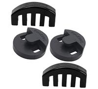 ULDIGI 4piezas Sordina De Goma Para Violín De Silenciadores De Práctica Para Instrumentos Musicales Accesorios Para Violonchelo y Efecto De Silencio Óptimo Ligera y Duradera