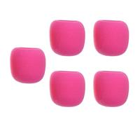 ULDIGI 5piezas Cubiertas De Micrófono De Esponja Colorida Protector De Parabrisas Para Micrófonos De Mano Alta Elasticidad y Durabilidad Para Grabaciones y Ktv