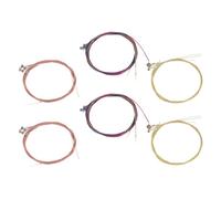 ULDIGI 6 Juegos Juego De Cuerdas De Acero De Colores. Guitarra Guitar Replacement Parts Herramientas De Mantenimiento